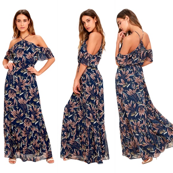 Lulus Dresses & Skirts - Lulu’s Trip to Paradise Floral Print Maxi Dress